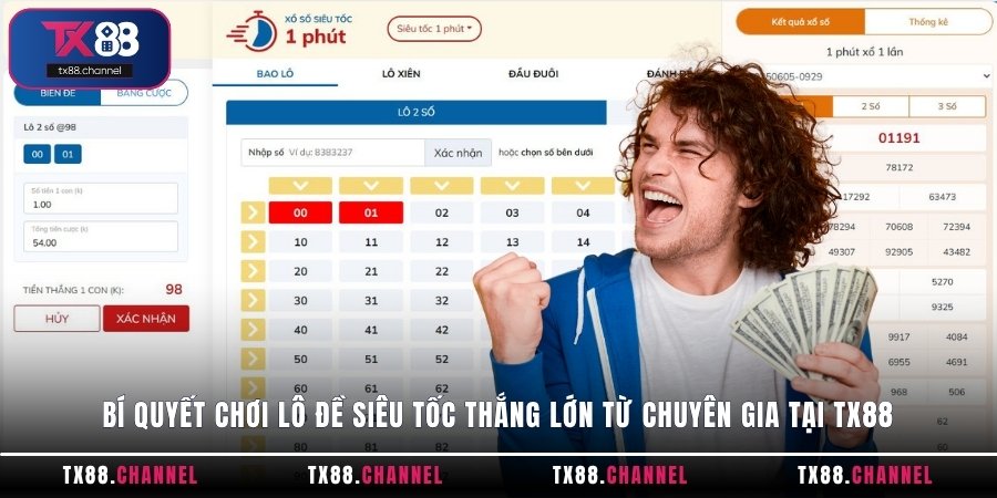 Bí quyết chơi lô đề siêu tốc thắng lớn từ chuyên gia tại TX88