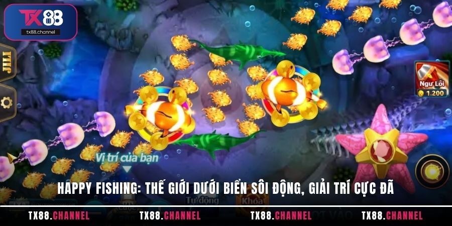 Happy Fishing: Thế giới dưới biển sôi động, giải trí cực đã