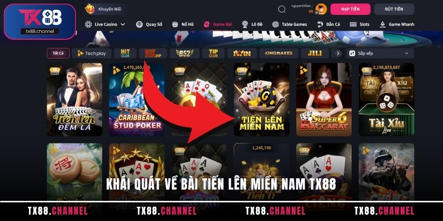 Khái quát về bài Tiến Lên Miền Nam TX88